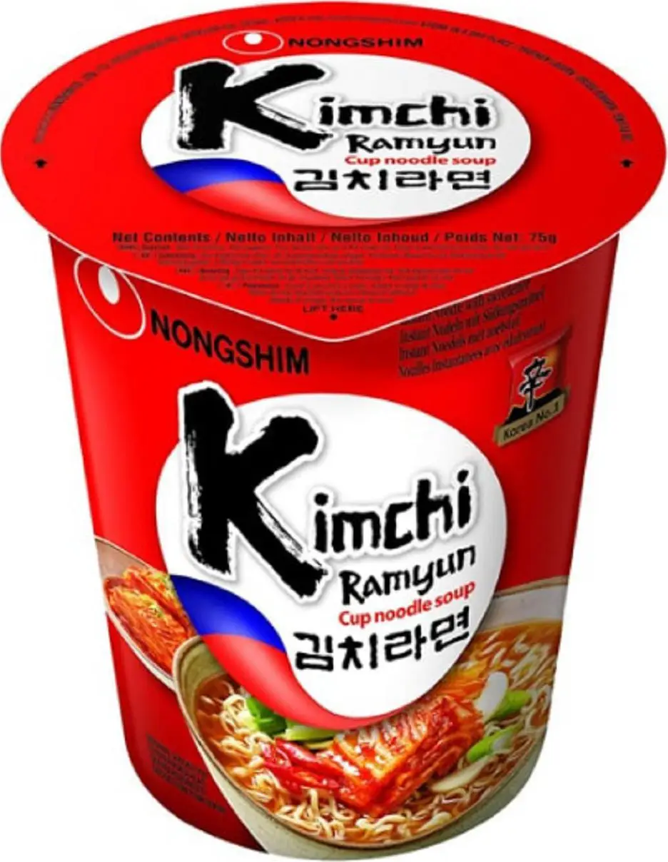 Лапша быстрого приготовления Nongshim Кимчи рамен 75г — в каталоге на сайте  сети Магнит | Краснодар