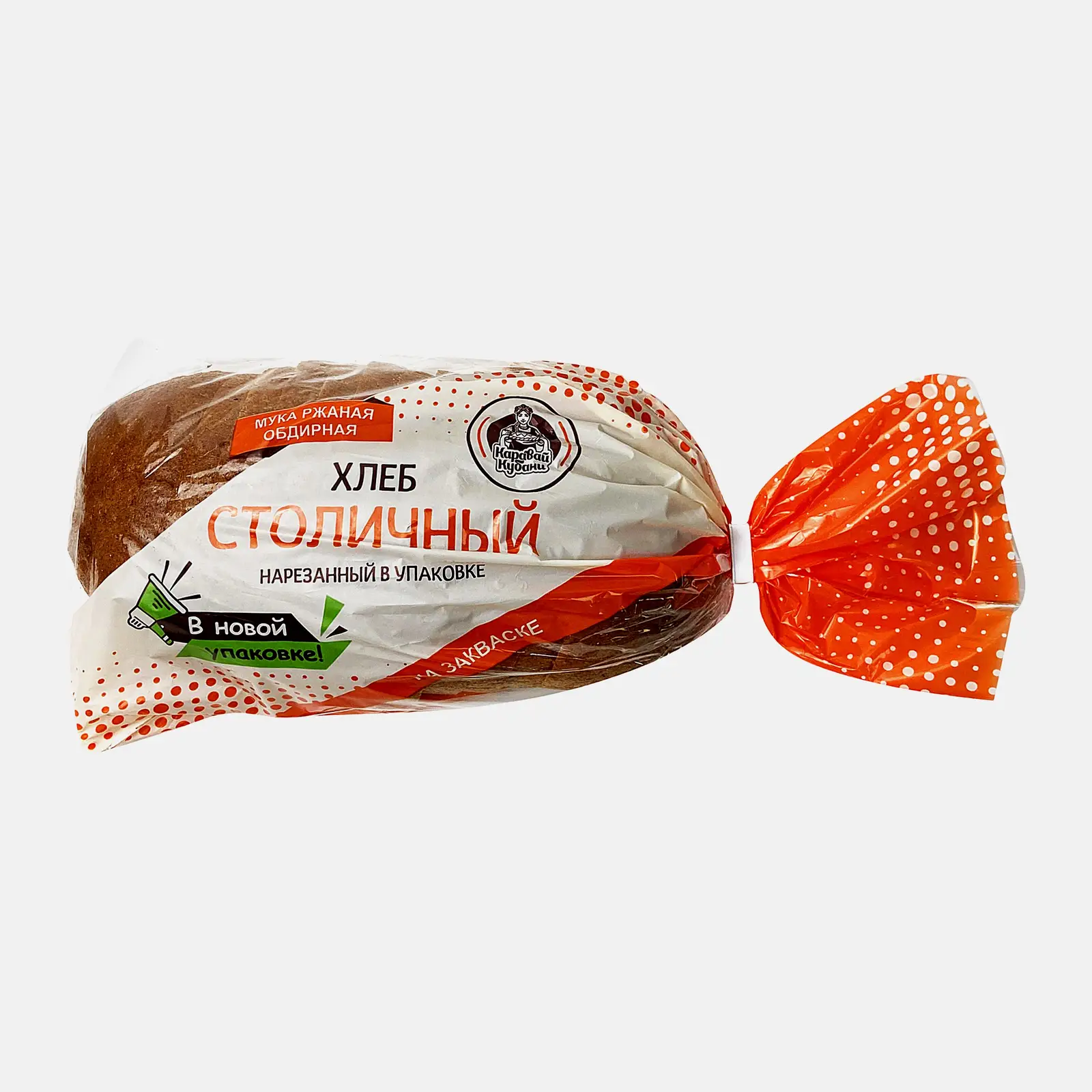 Хлеб Столичный подовый нарезанный Краснодарский хлебозавод №6 450г