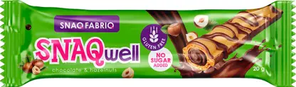 Изображение товара Батончик Snaq Fabriq глазированный вафельный с шоколадно-ореховой пастой 20г