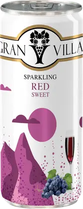 Изображение товара Вино игристое Gran Villa Red красное сладкое 12% 250мл