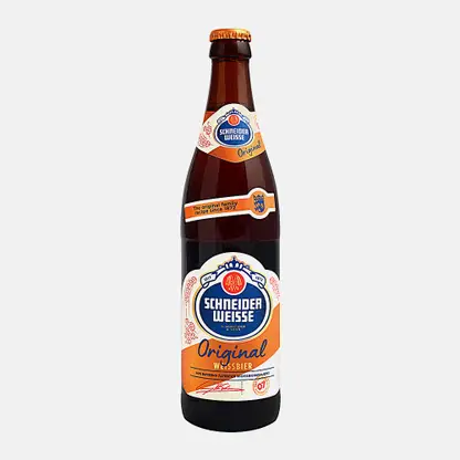 Пиво Schneider Weisse Original темное нефильтрованное непастеризованное 5.4% 500мл