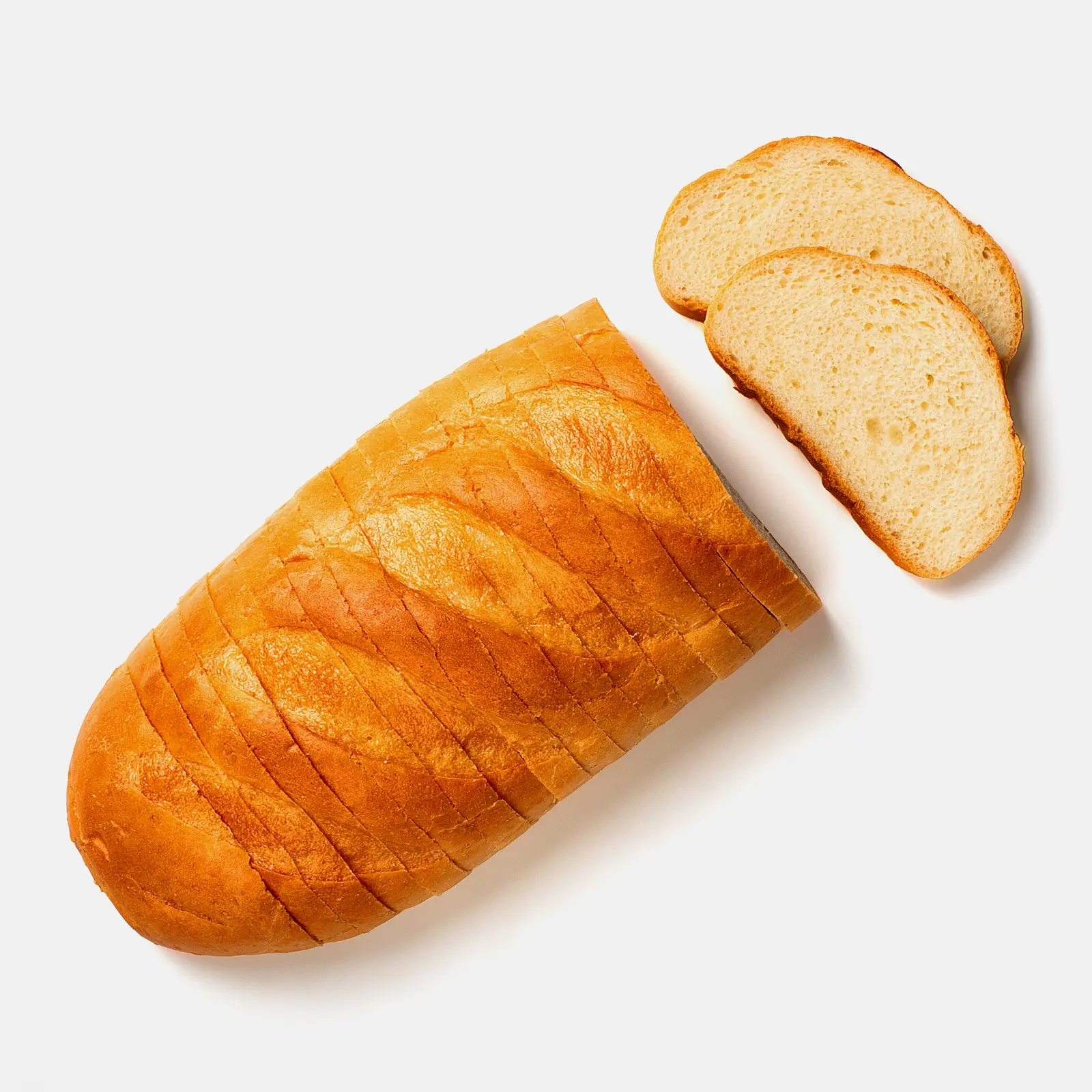 Изображение товара Нарезанный хлеб батон Дедовский 400г свежий и вкусный