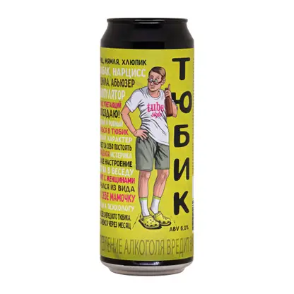 Изображение товара Пиво Тюбик Самозванцы 6% 750мл