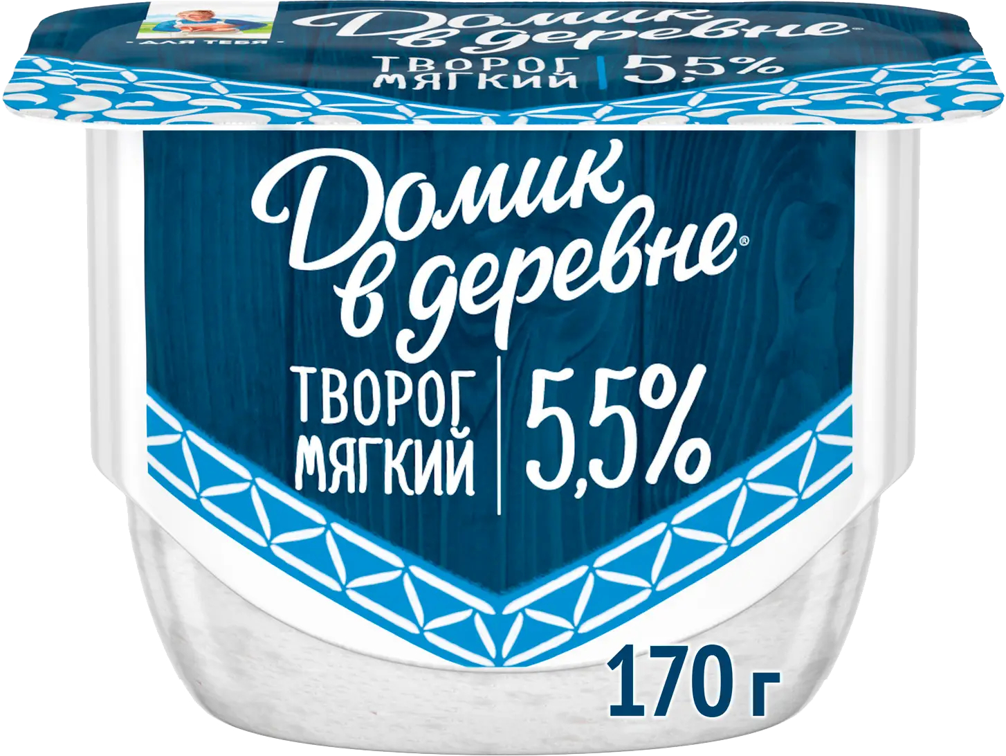 Творог Домик в деревне мягкий 5.5% 170г — в каталоге на сайте сети Магнит |  Краснодар