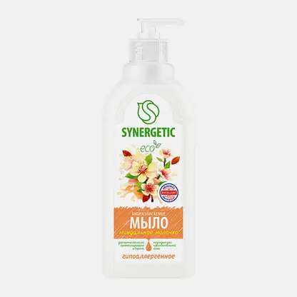 Мыло жидкое Synergetic Миндальное молочко 500мл