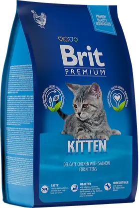 Сухой корм для котят с курицей Brit 800г