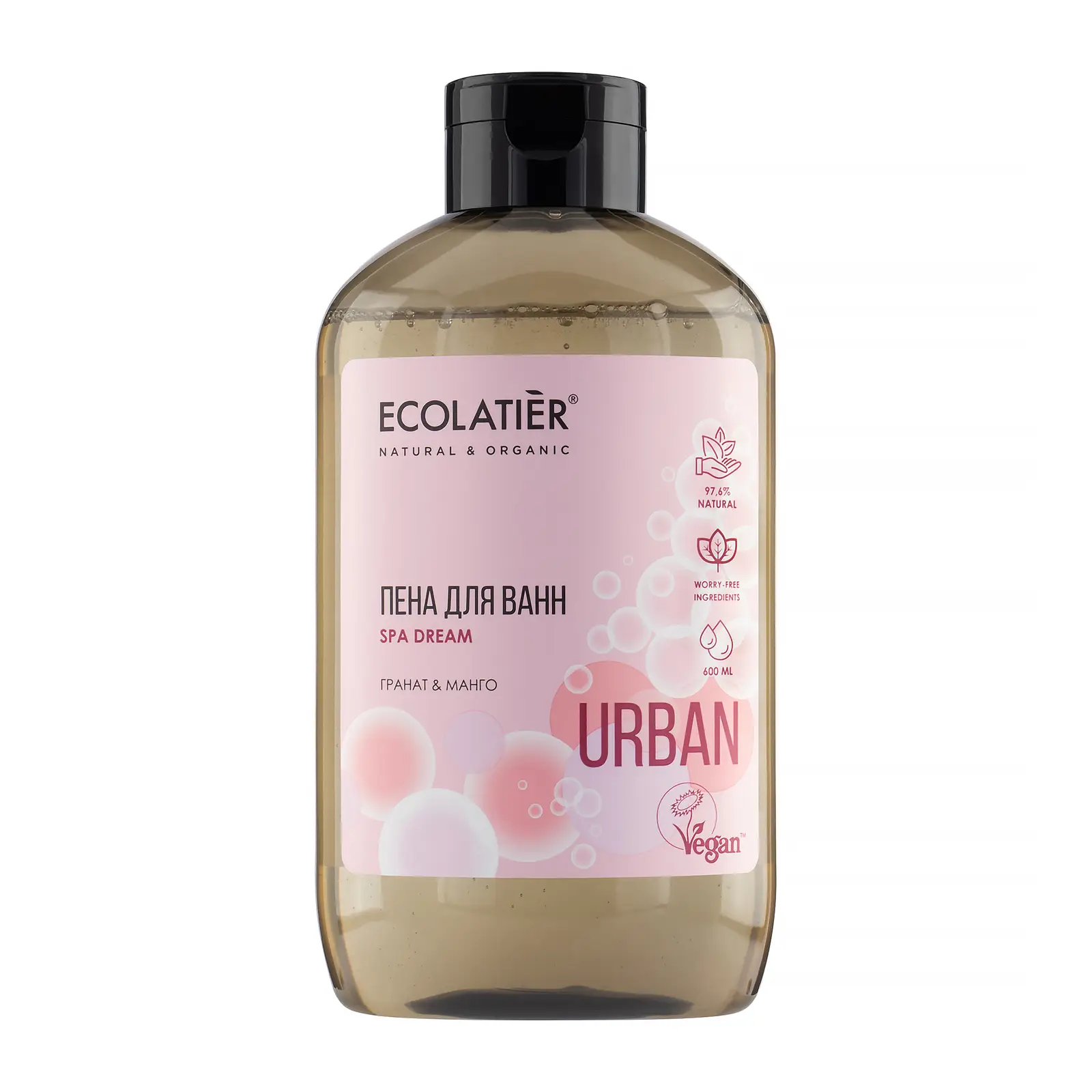 Пена для ванн Ecolatier Urban 600мл в ассортименте
