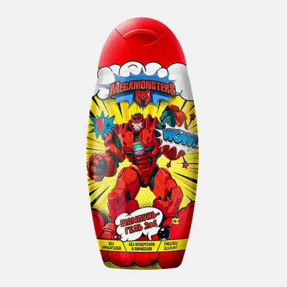 Шампунь-гель Мегамонстры 2в1 детский 300мл