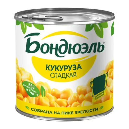 Изображение товара Кукуруза Бондюэль 340г