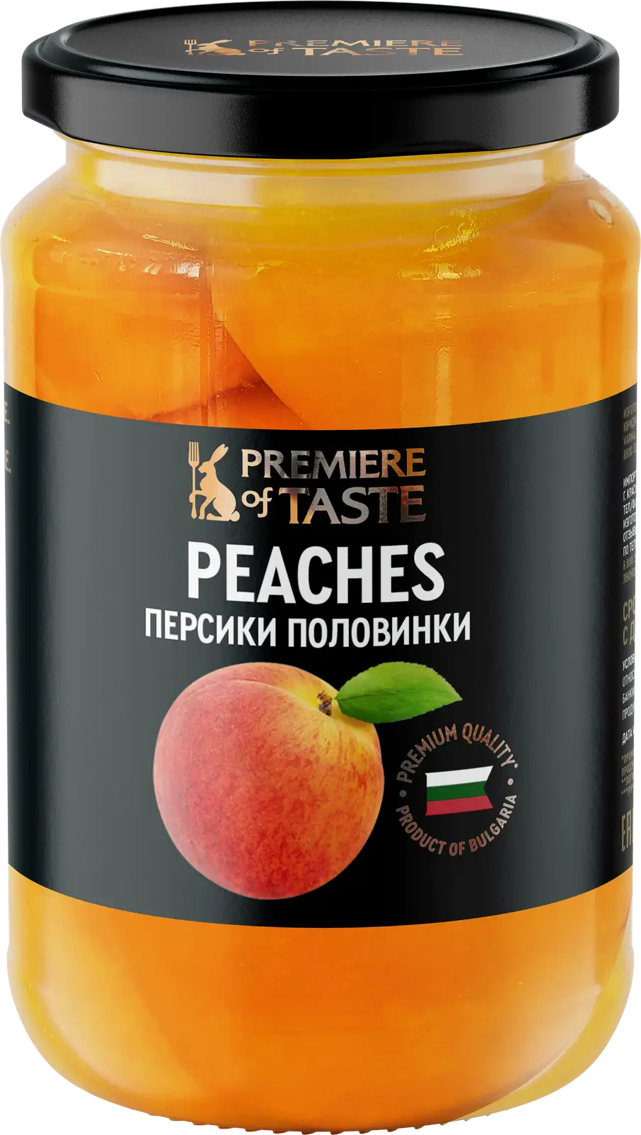 Персики Premiere of taste 720мл - Магнит-Продукты