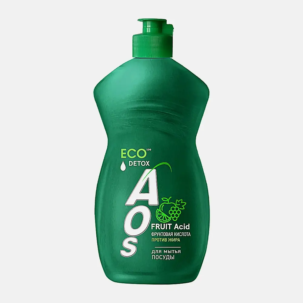 Жидкость для мытья посуды Aos Detox Эко 450г Жидкость для мытья посуды Aos Detox Эко 450г