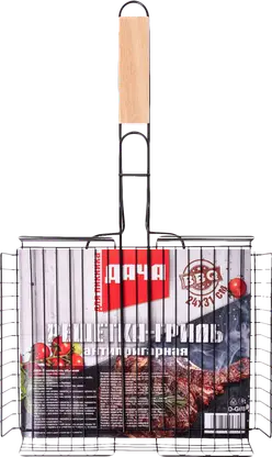 Изображение товара Решетка для гриля Юнибренд Дача объемная антипригарная 24х31 см