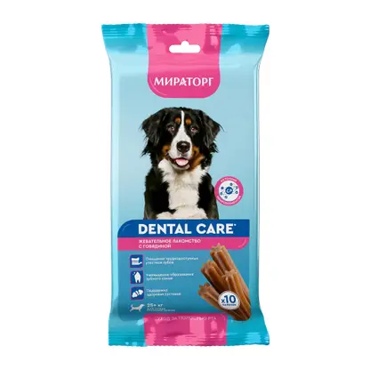 Изображение товара Лакомства жевательные для собак Мираторг крупных пород с говядиной 170г