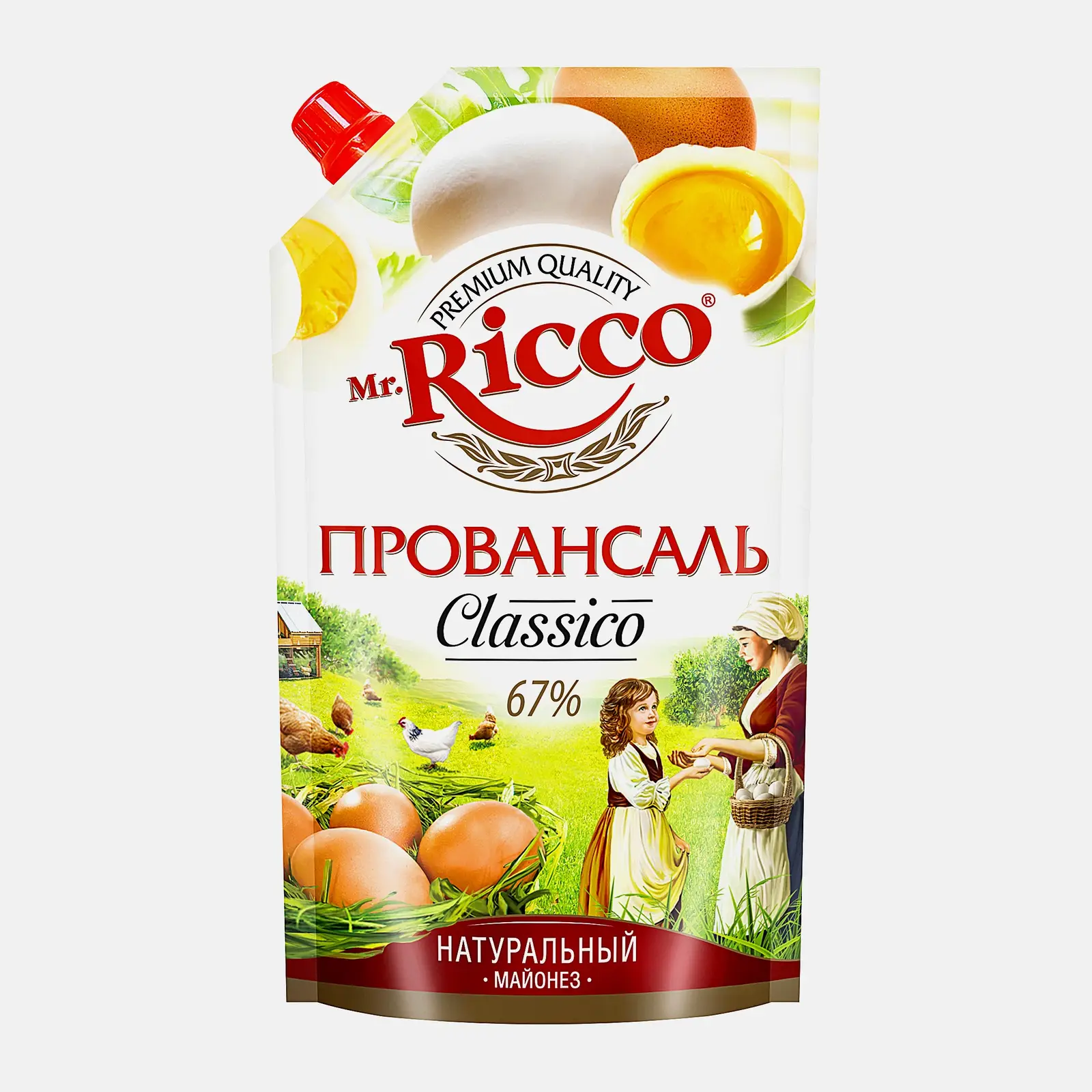 Изображение товара Майонез Провансаль Mr.Ricco 67% 340г натуральный классический соус