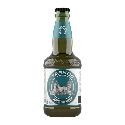 Светлое пиво фильтрованное пастеризованное Tarkos Adriatic Beer 4.5% 450мл