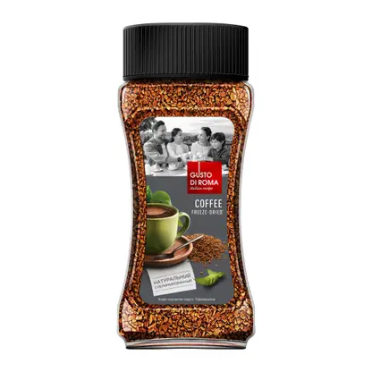 Изображение товара Кофе растворимый Gusto Di Roma сублимированный 95г