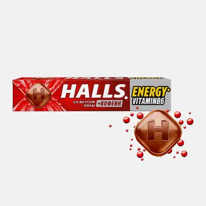 Леденцы Кола Halls 25г