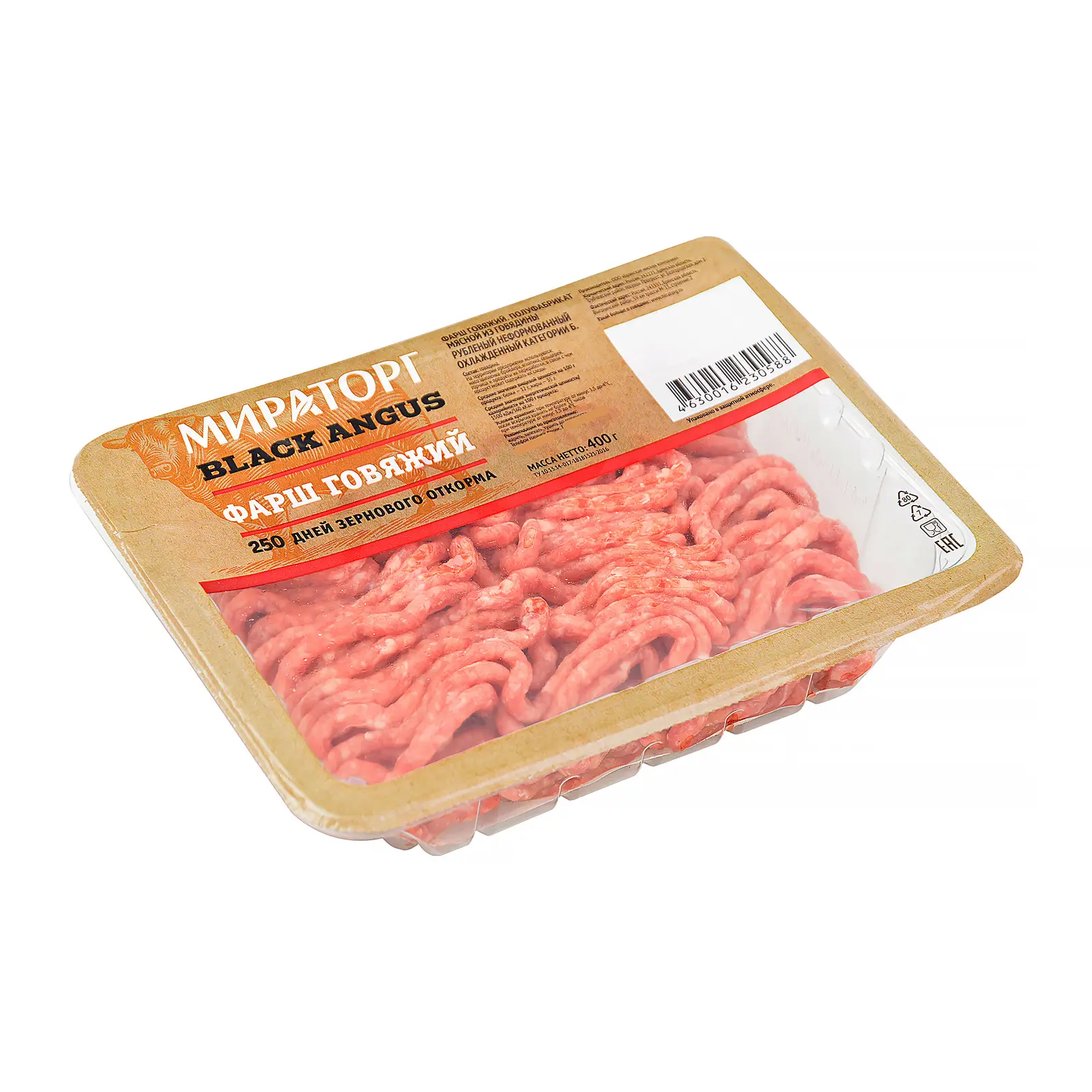 Изображение товара Фарш Мираторг говяжий Black Angus 400г