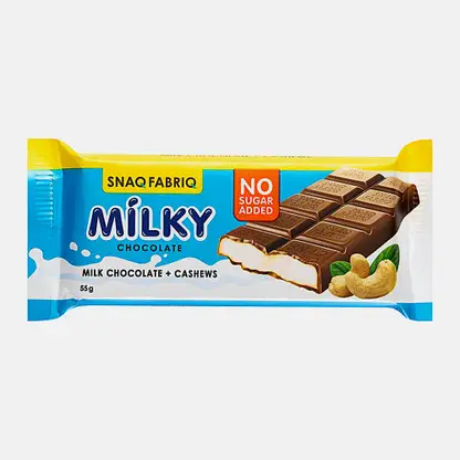 Шоколад молочный кешью и хрустящее тесто Snaq Fabriq 34г
