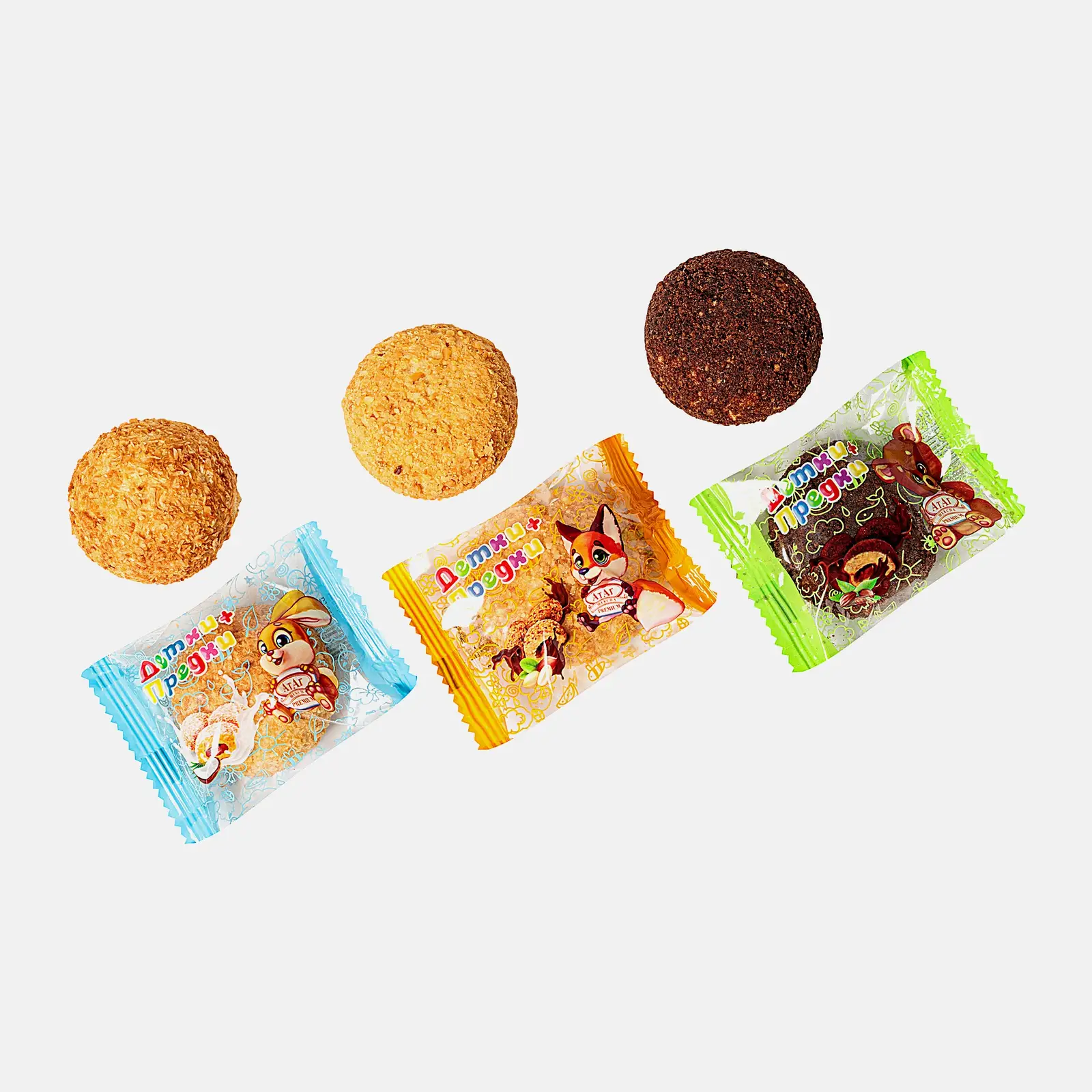 Изображение товара Печенье Атаг сдобное Детское+Предки 1 кг натуральный состав вкусное и ароматное