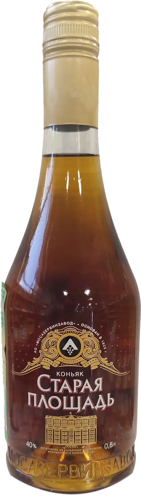 Изображение товара Коньяк Старая площадь 5 лет 40% 0.5л Москва Россия