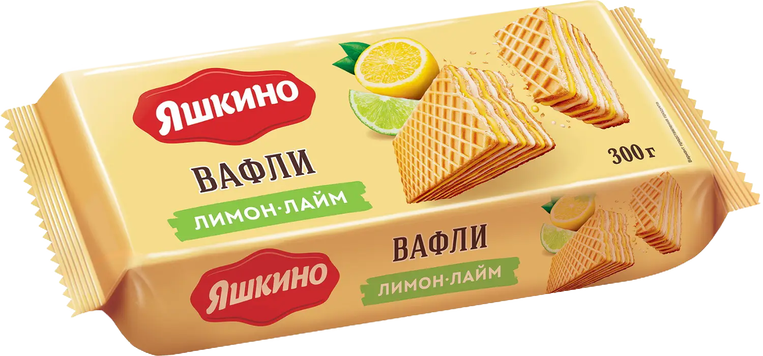 Изображение товара Вафли Яшкино Лимон-лайм 300г