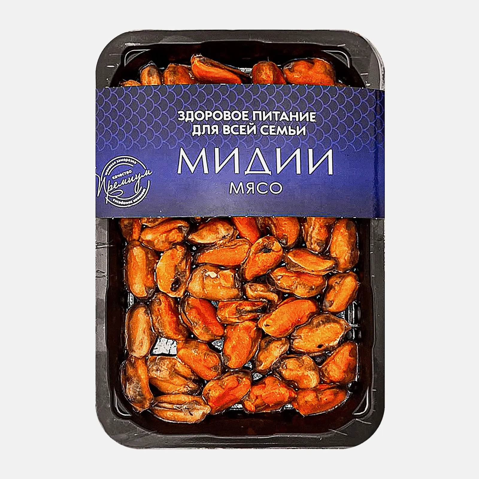 Изображение товара Мясо чилийских мидий Шифудо вареномороженное 300г