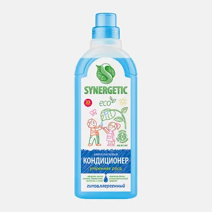 Кондиционер для белья Synergetic Утренняя роса 1л