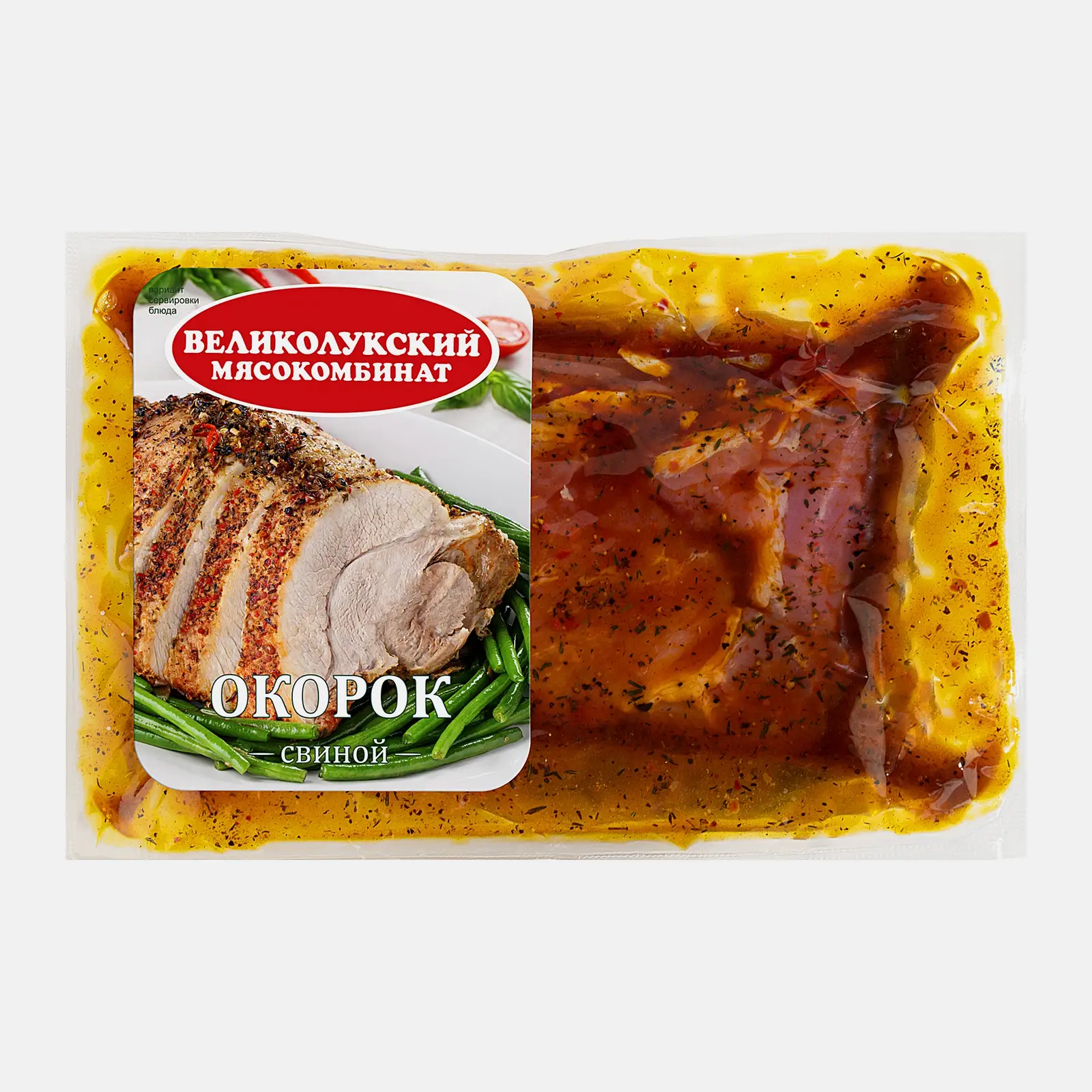 Изображение товара Свиной окорок в маринаде Мексико Великолукский Мясокомбинат 1.5 кг