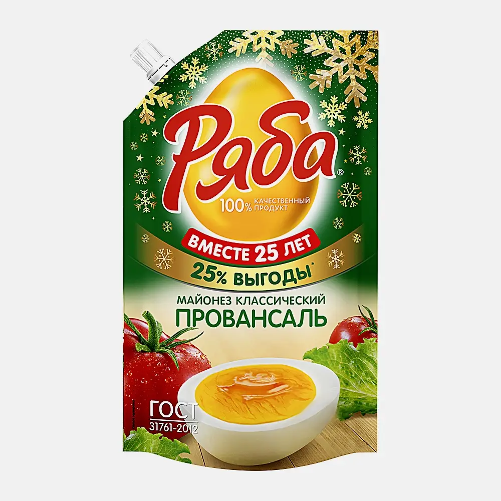 Майонез Провансаль Ряба 50.5% 865г
