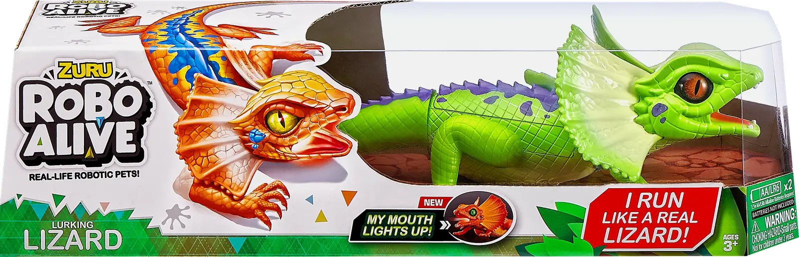 Игрушка Robo Alive Ящерица на батарейках 300г 25*13*10см