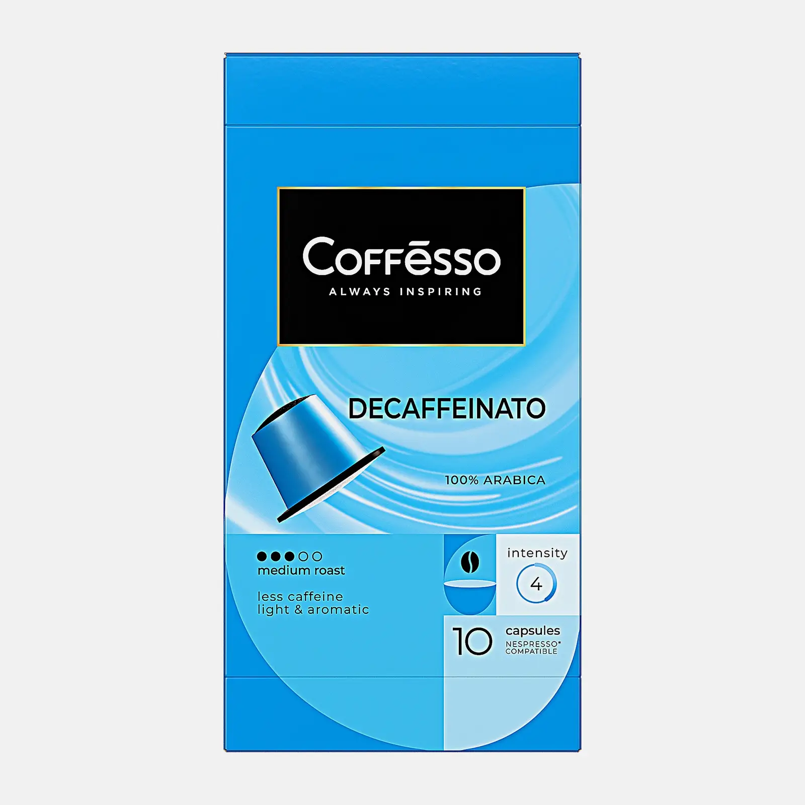 Кофе в капсулах Coffesso Decaffeinato 10шт 50г