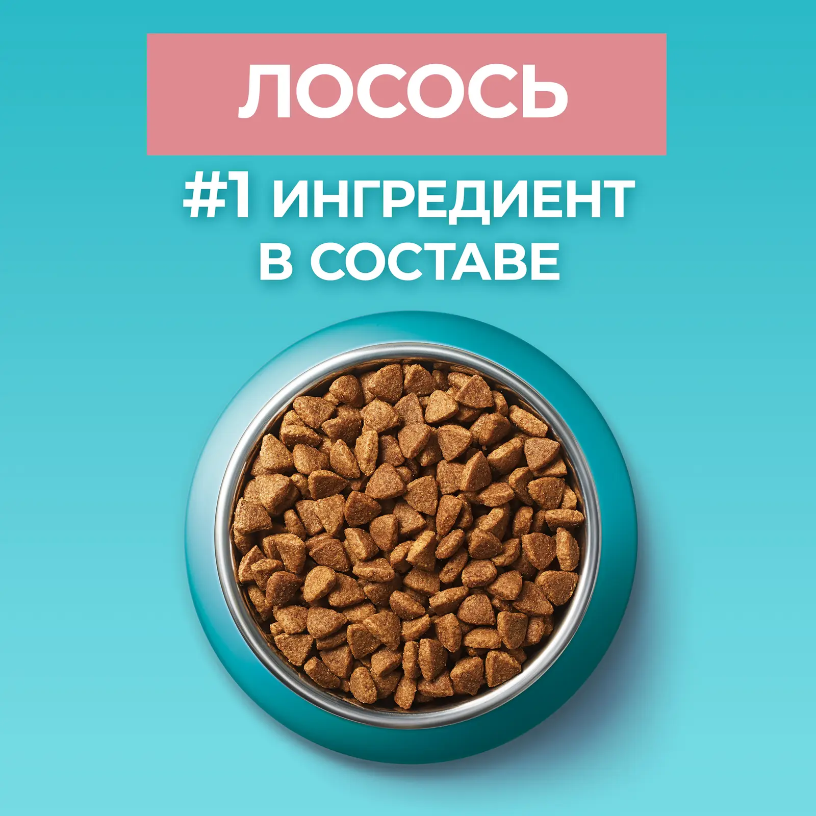 Сухой корм Purina One для стерилизованных кошек и кастрированных котов с высоким содержанием лосося и пшеницей 750г