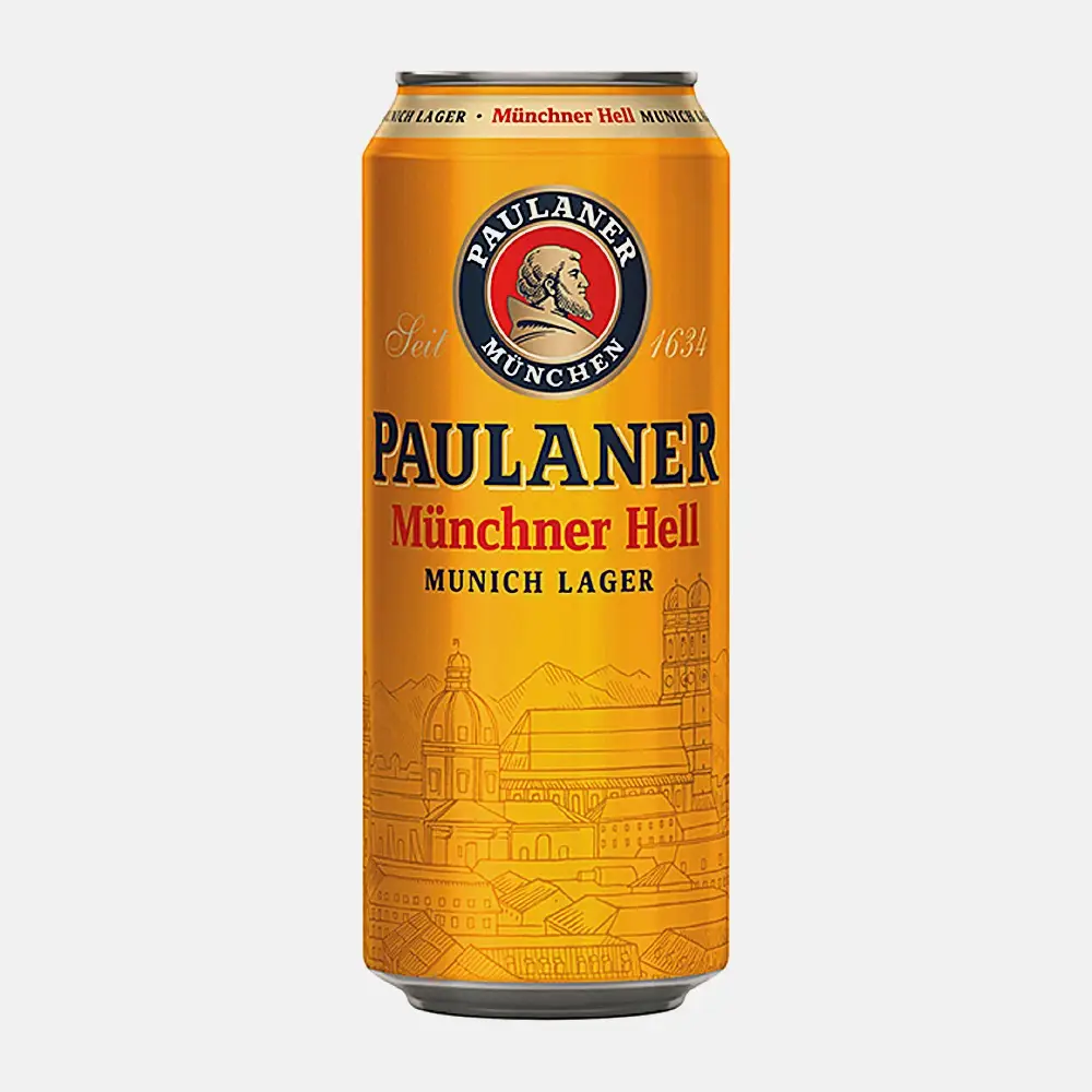 Пиво Paulaner Munchner Hell Мюнхенское 4.9% 500мл - фото 2