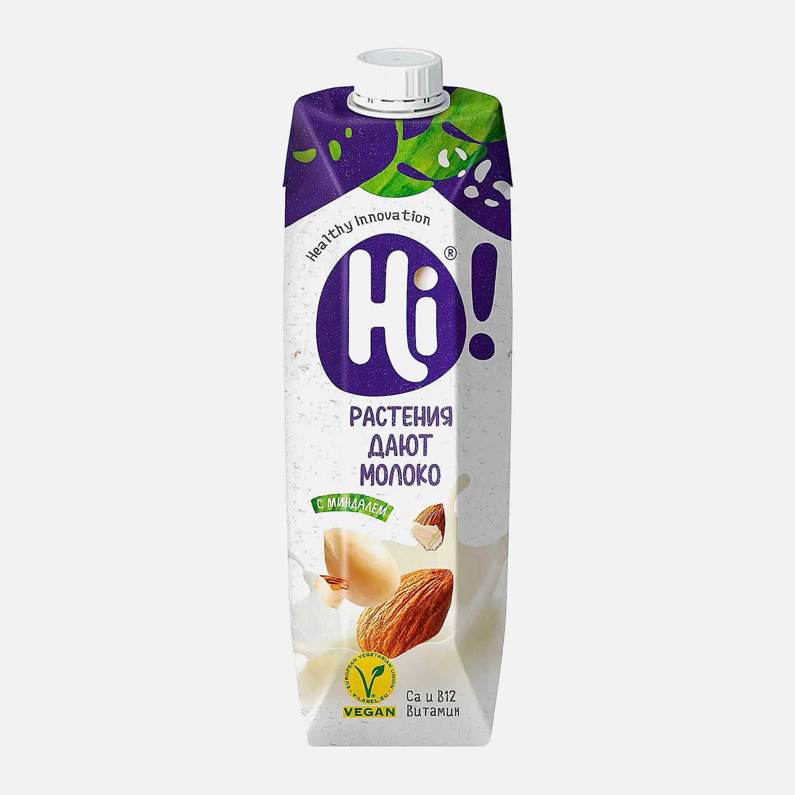 Напиток соевый с миндалем Hi 1.8% 1л