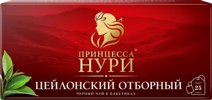 Чай черный Принцесса Нури Отборный 25пак