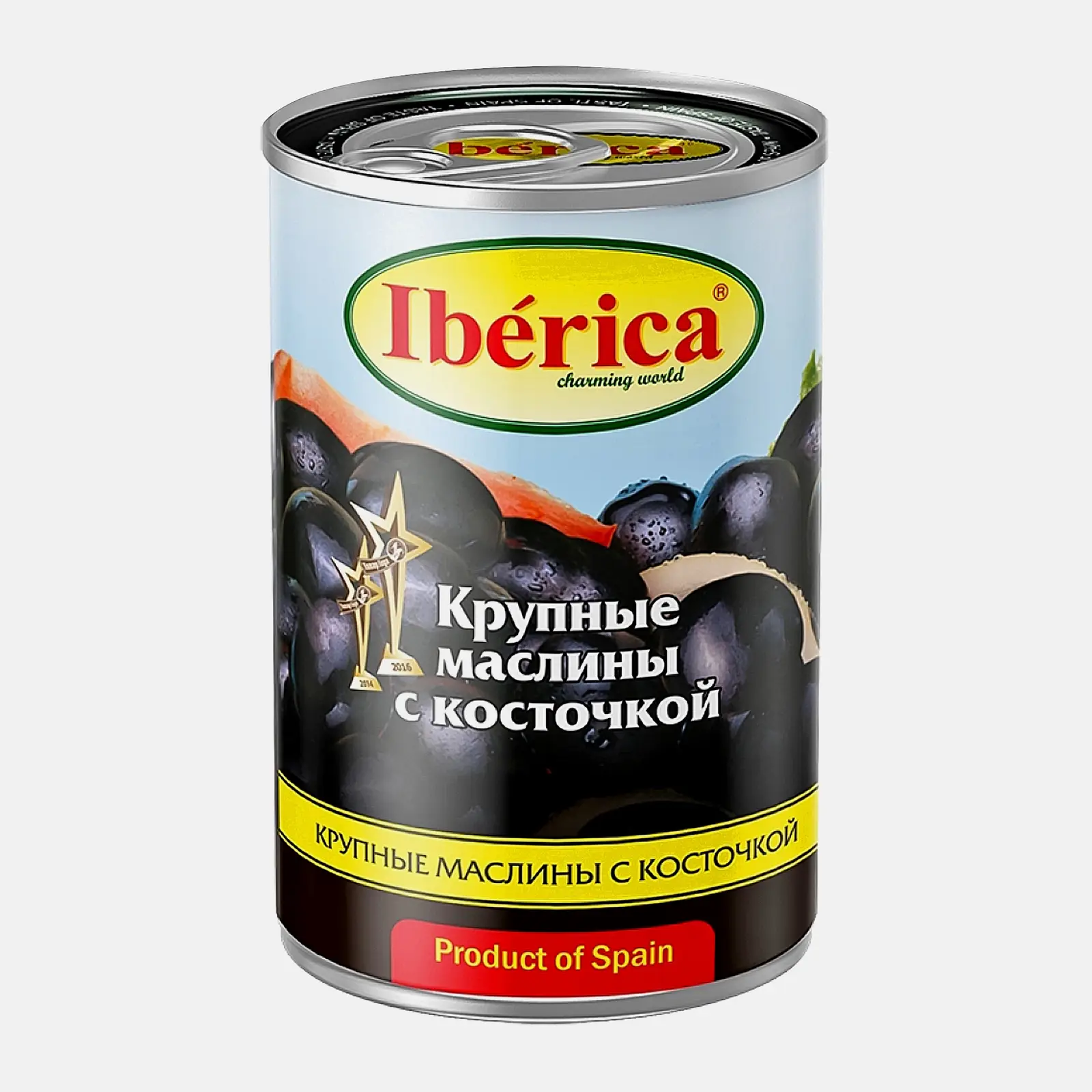 Маслины Iberica с косточкой 360г