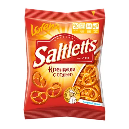 Изображение товара Мини-крендели с солью классические Saltletts 60г