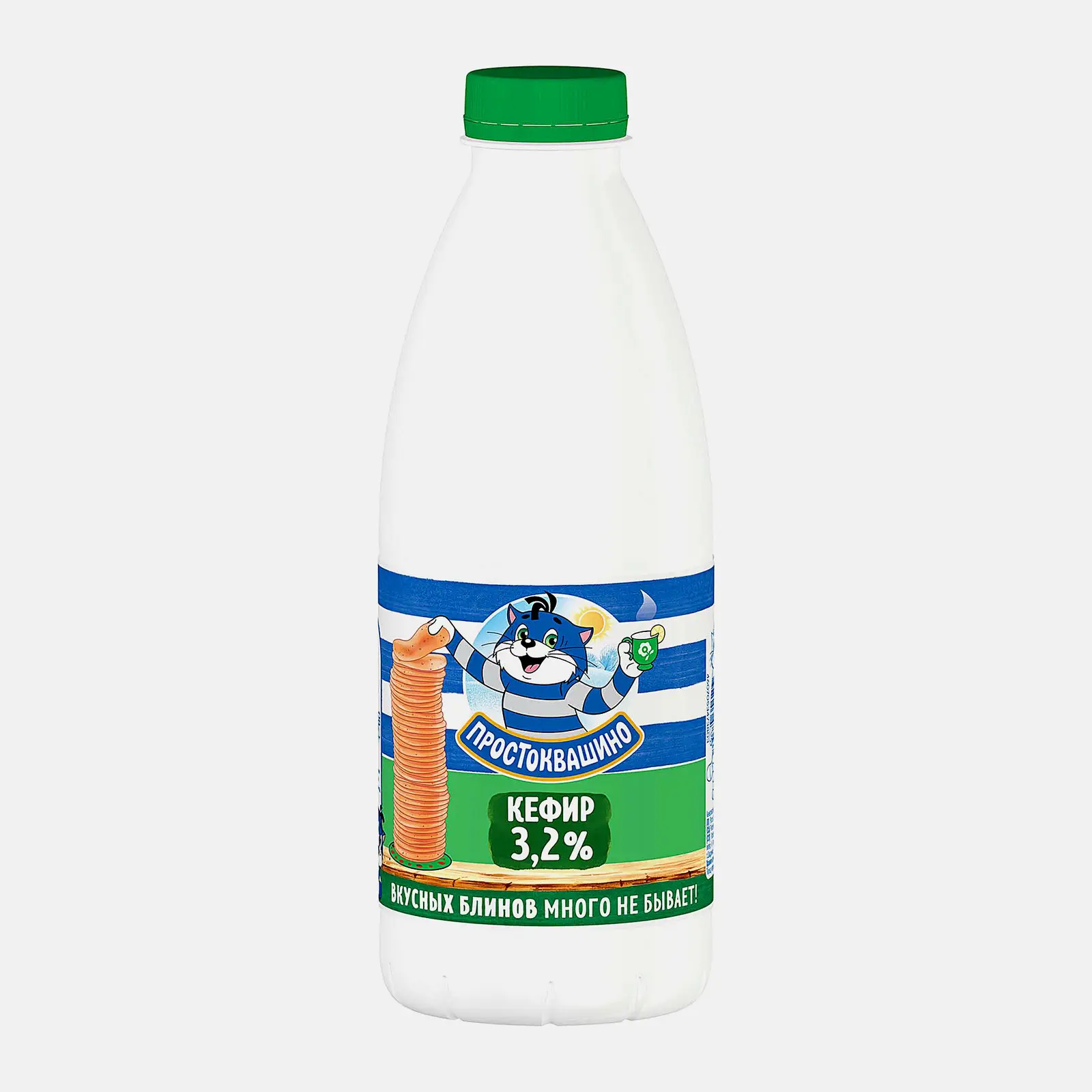 Изображение товара Кефир Простоквашино 3.2% 930 г натуральный кисломолочный продукт