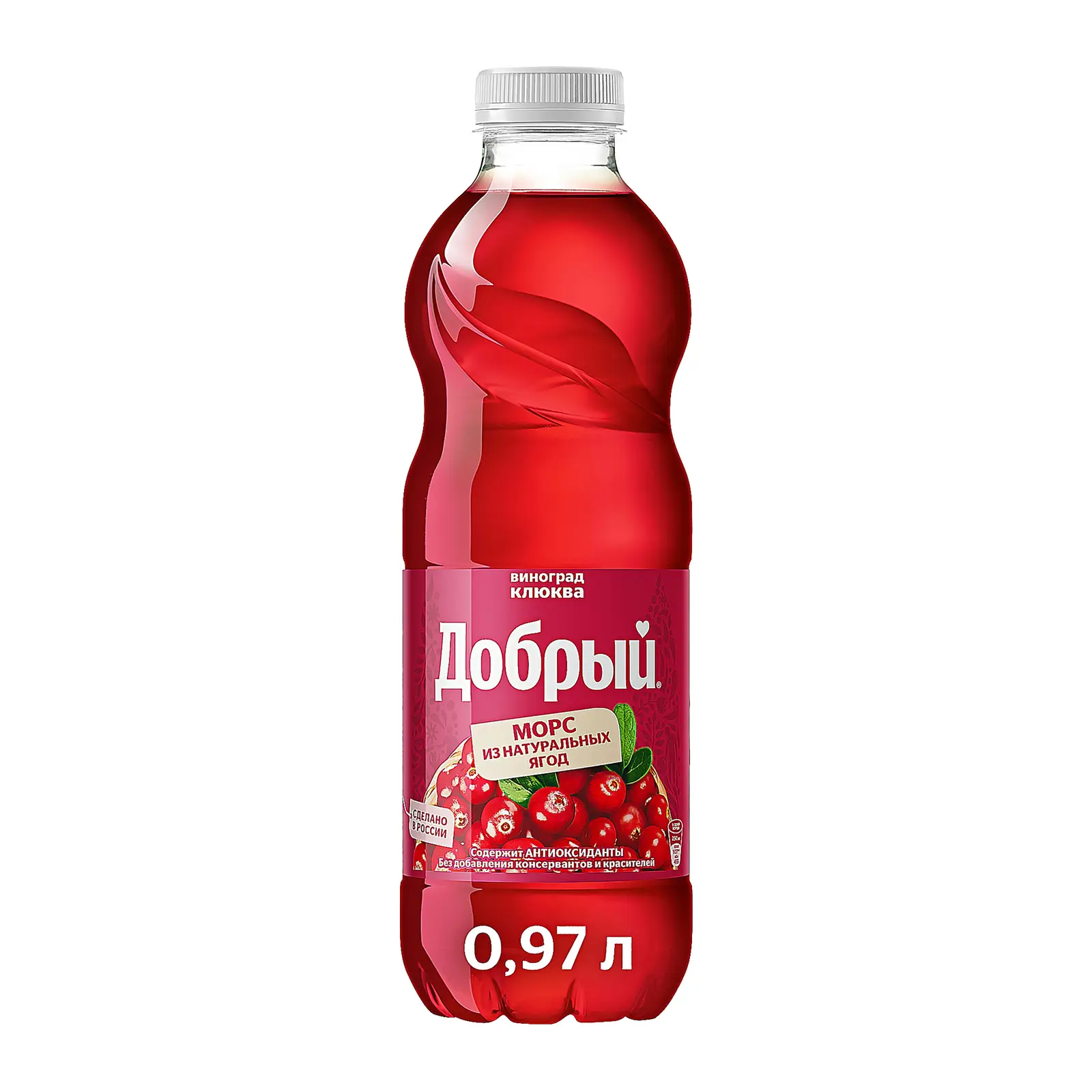 Изображение товара Морс Добрый Виноград-клюква 970мл