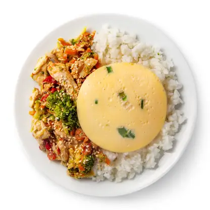 Изображение товара Японский рис с курицей и овощами 300г