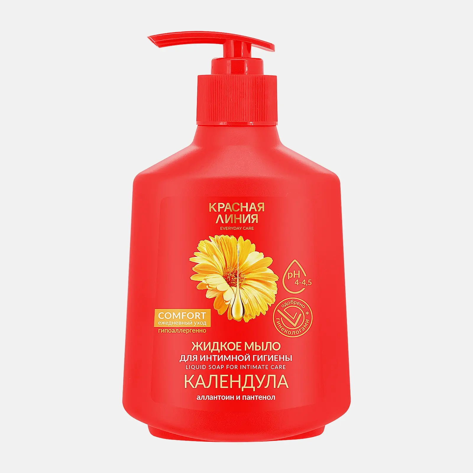 Мыло жидкое для интимной гигиены Красная линия Календула 250мл