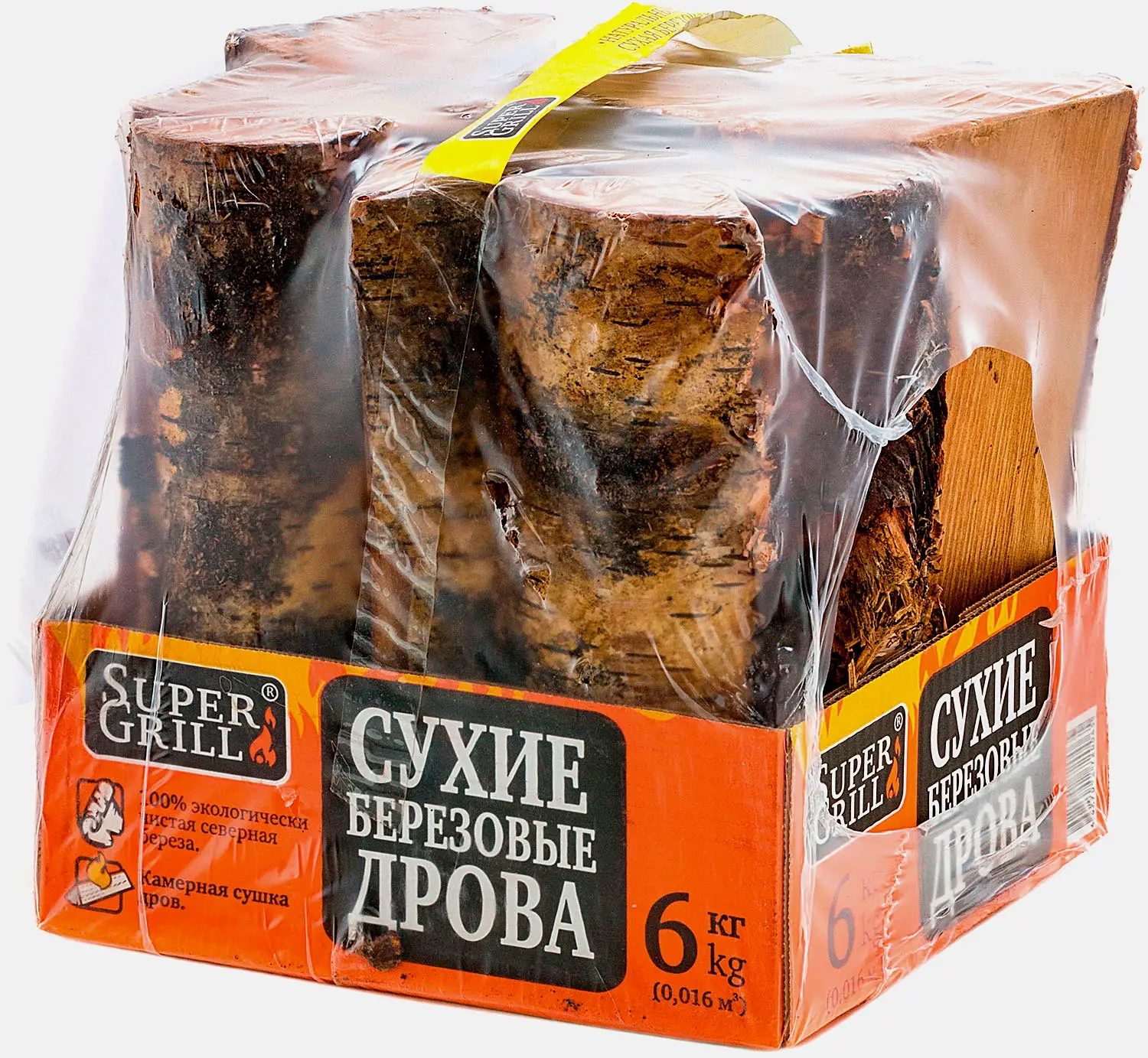 Дрова РД Supergrill березовые 6кг