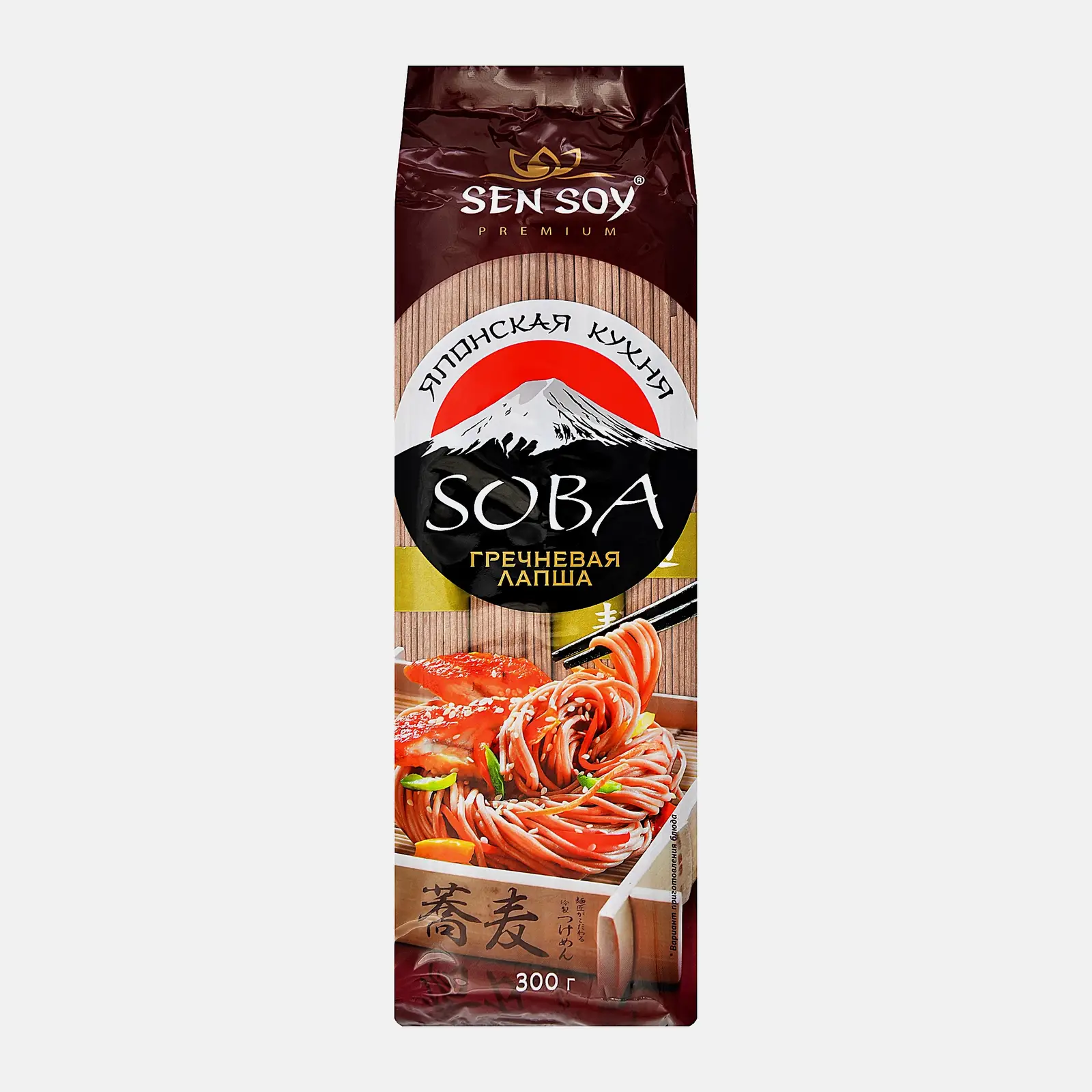 Изображение товара Лапша Sen Soy Soba гречневая 300г - полезный гарнир