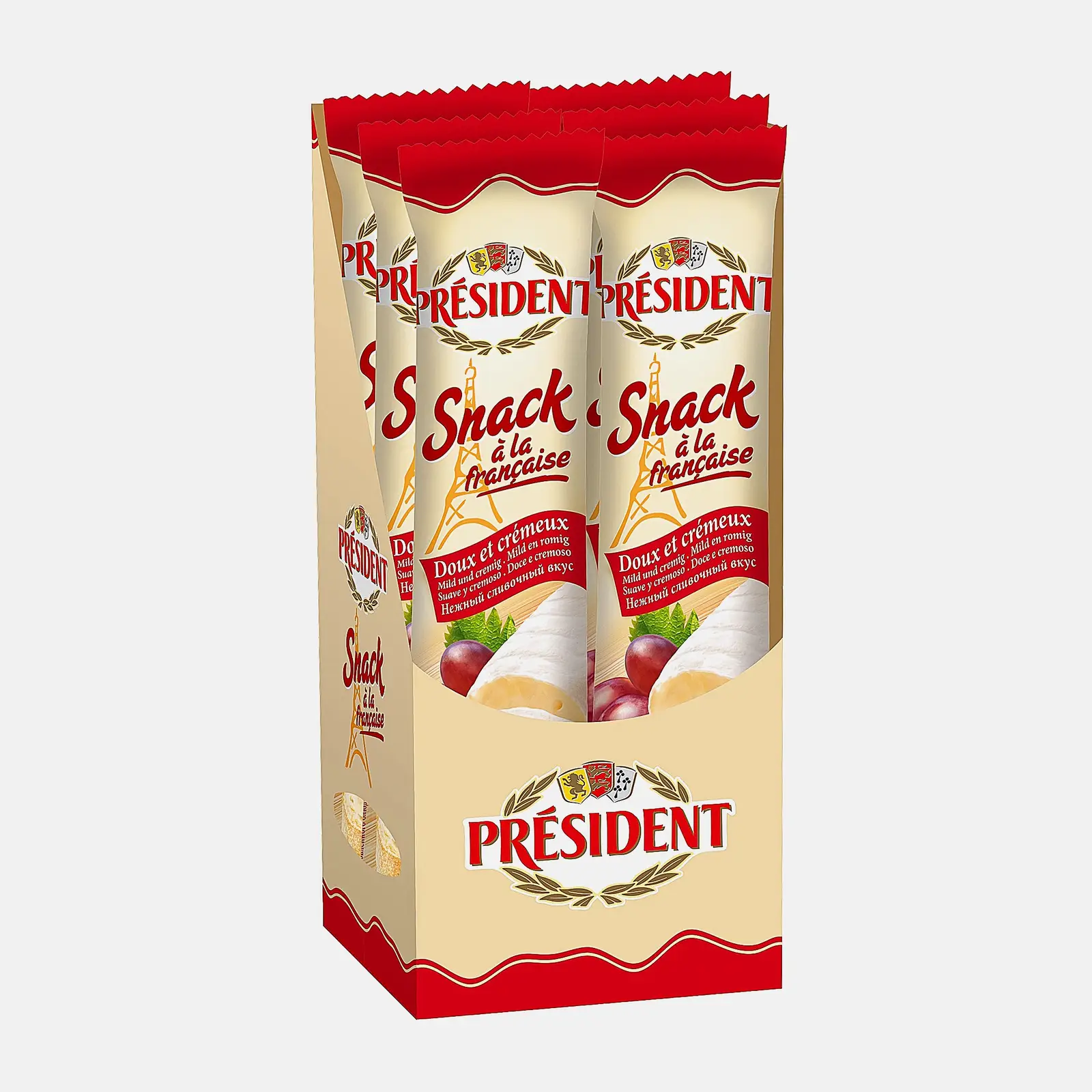 Сыр President Snack a la Francaise мягкий с белой плесенью 60% 170г - фото 2