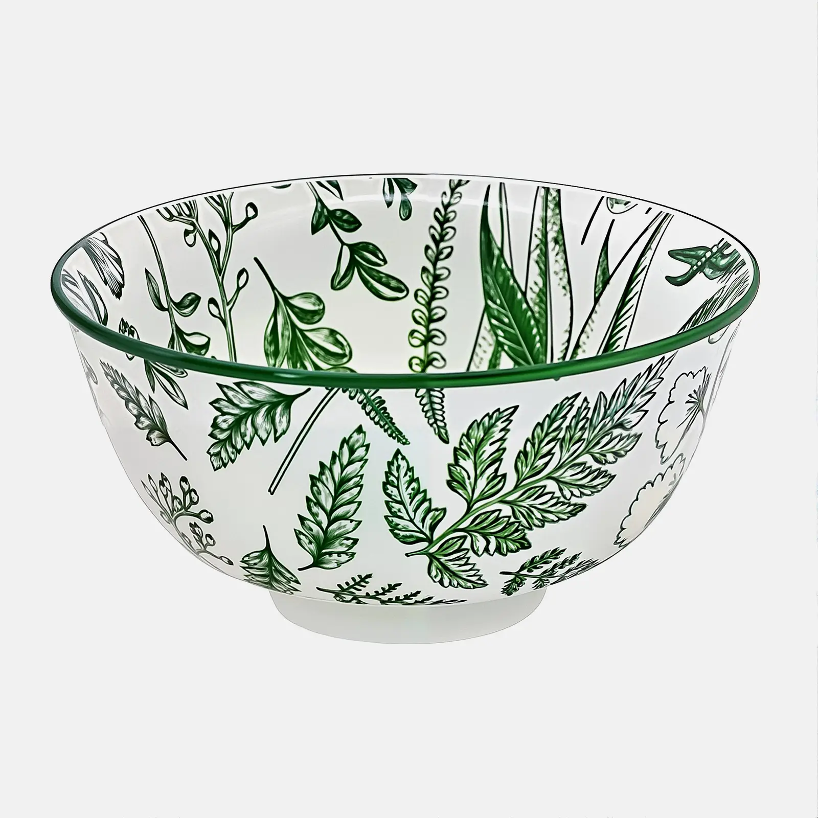 Салатник фарфоровый зеленый Wellfort 14см