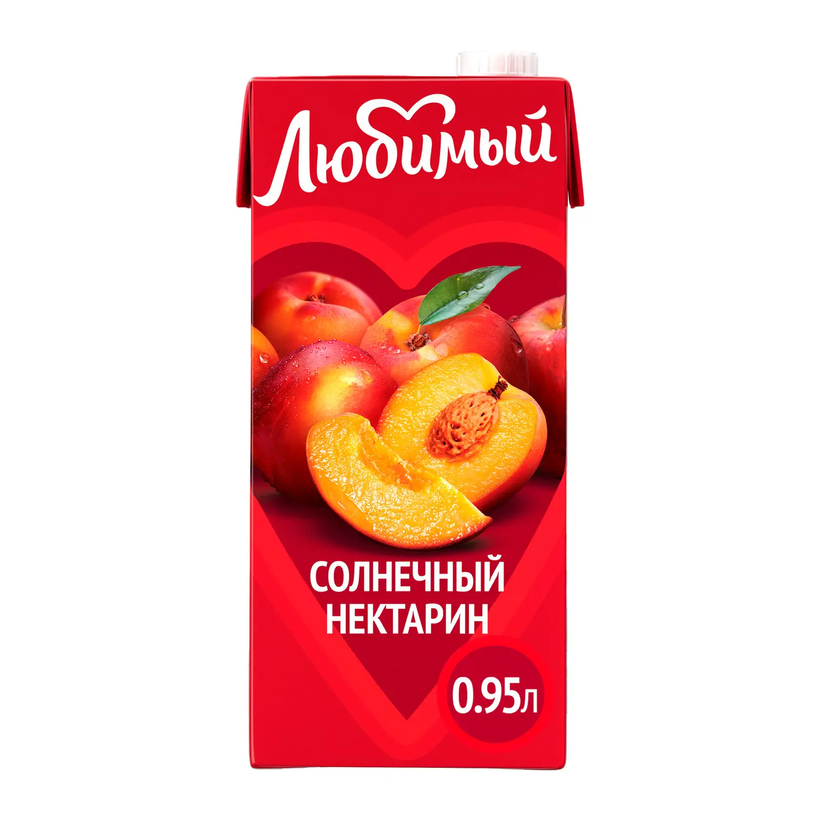 Изображение товара Напиток Любимый Солнечный нектарин 950мл