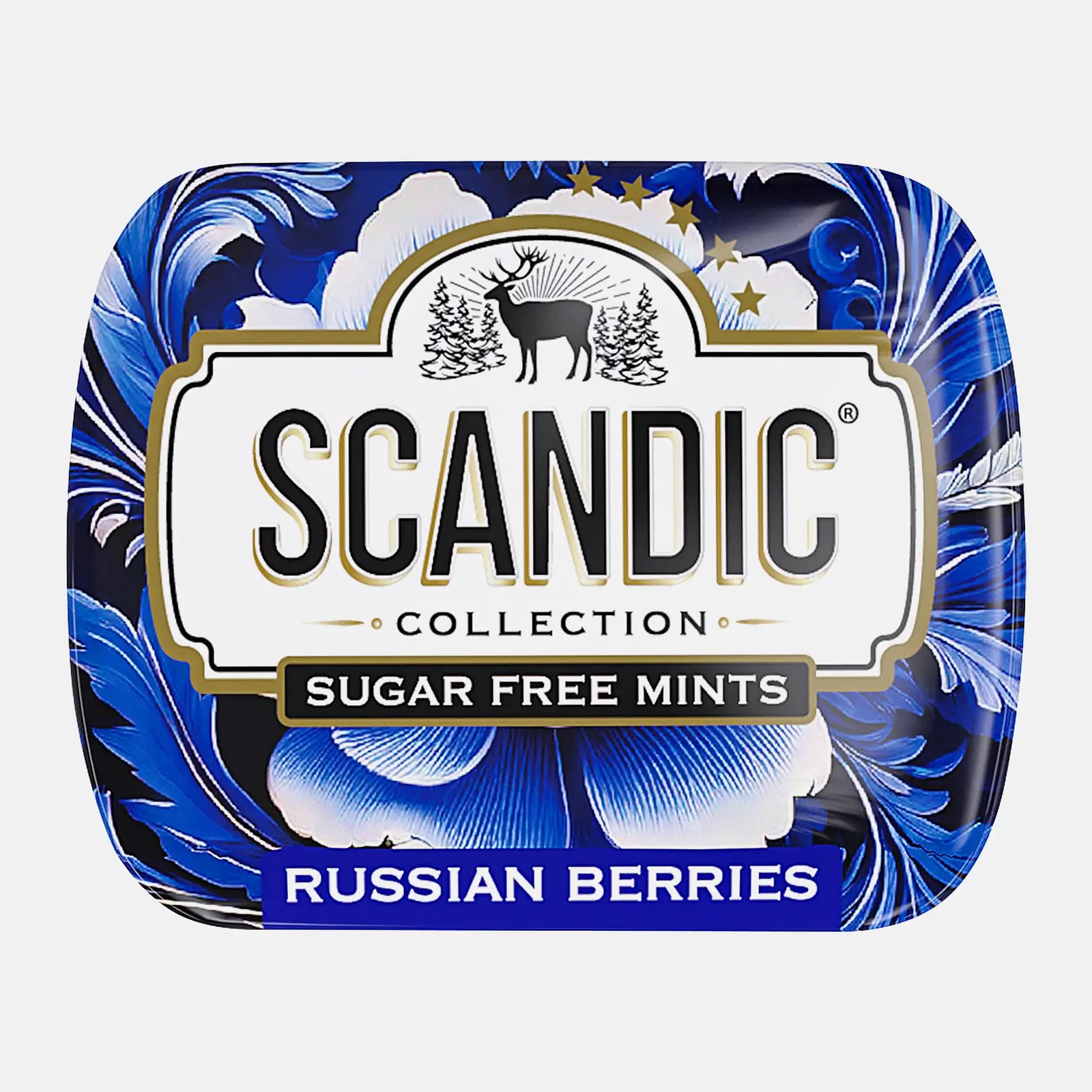 Конфеты освежающие без сахара смородина-базилик Scandic 14г