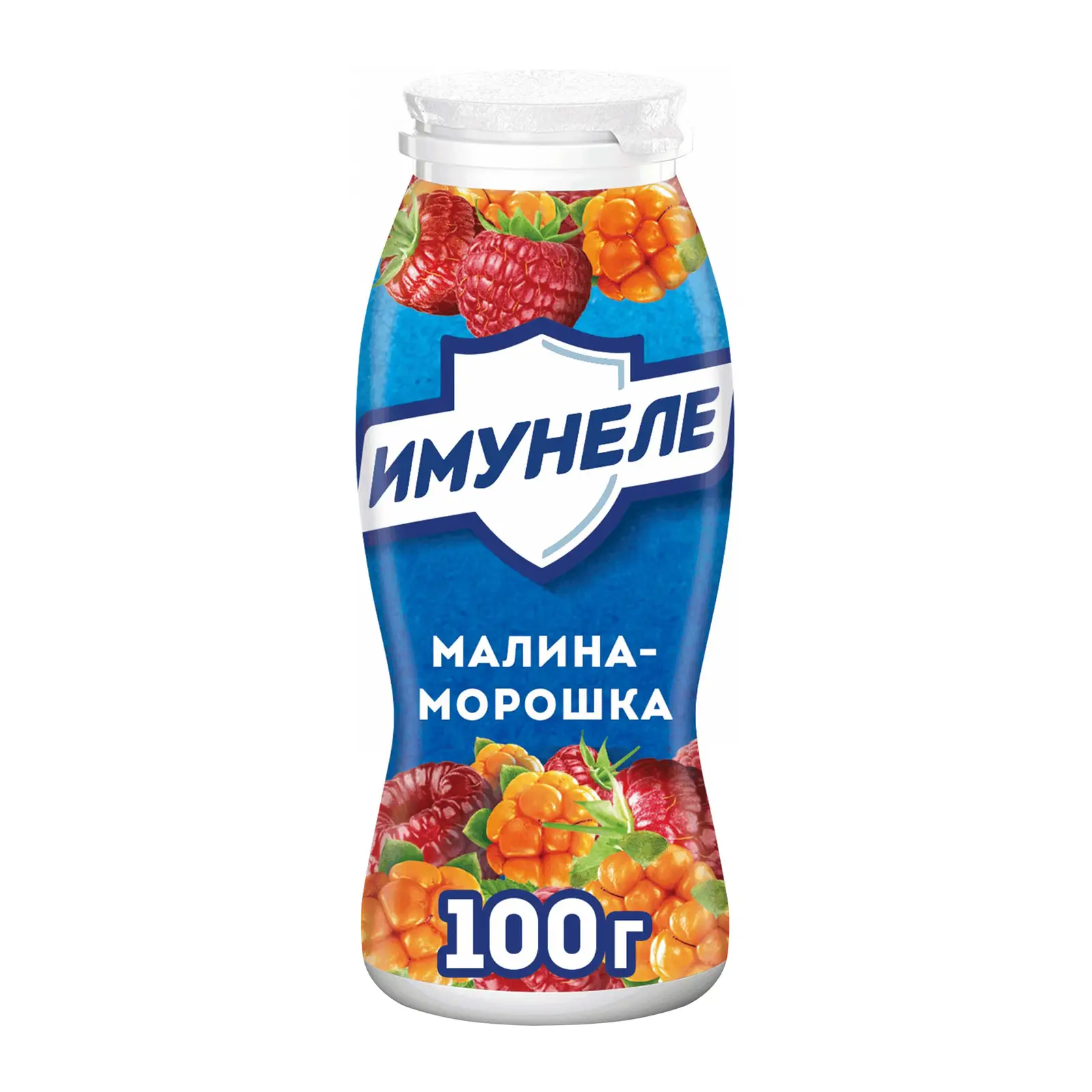 Изображение товара Кисломолочный напиток Имунеле Малина морошка 1.2% 100г