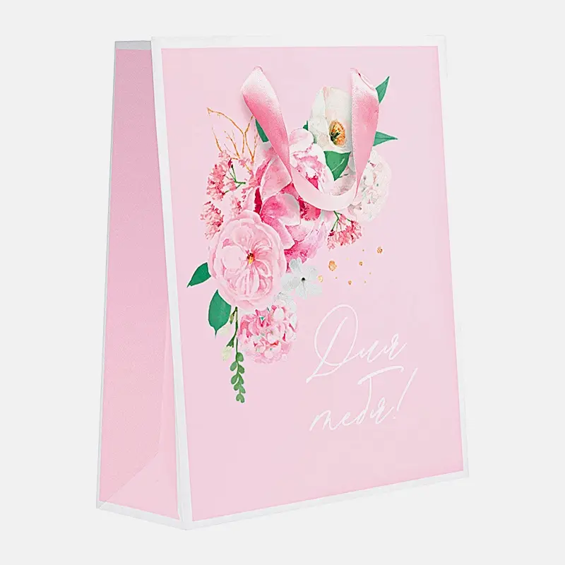 Пакет Пакетико подарочный матовая ламинация S ПДЛ W 14.6*11.4*6.4см в ассортименте